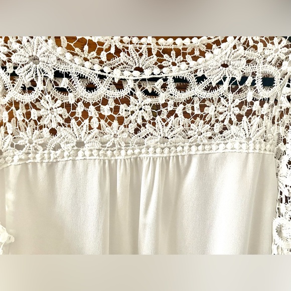 Elegant Lace White Blouse* - Picture 3 of 10